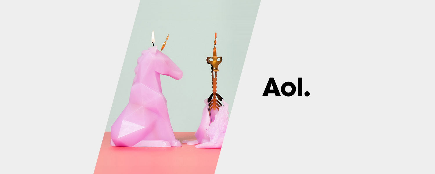AOL: 'This Unicorn Candle Melts to Reveal a Creepy-Cool Skeleton'
