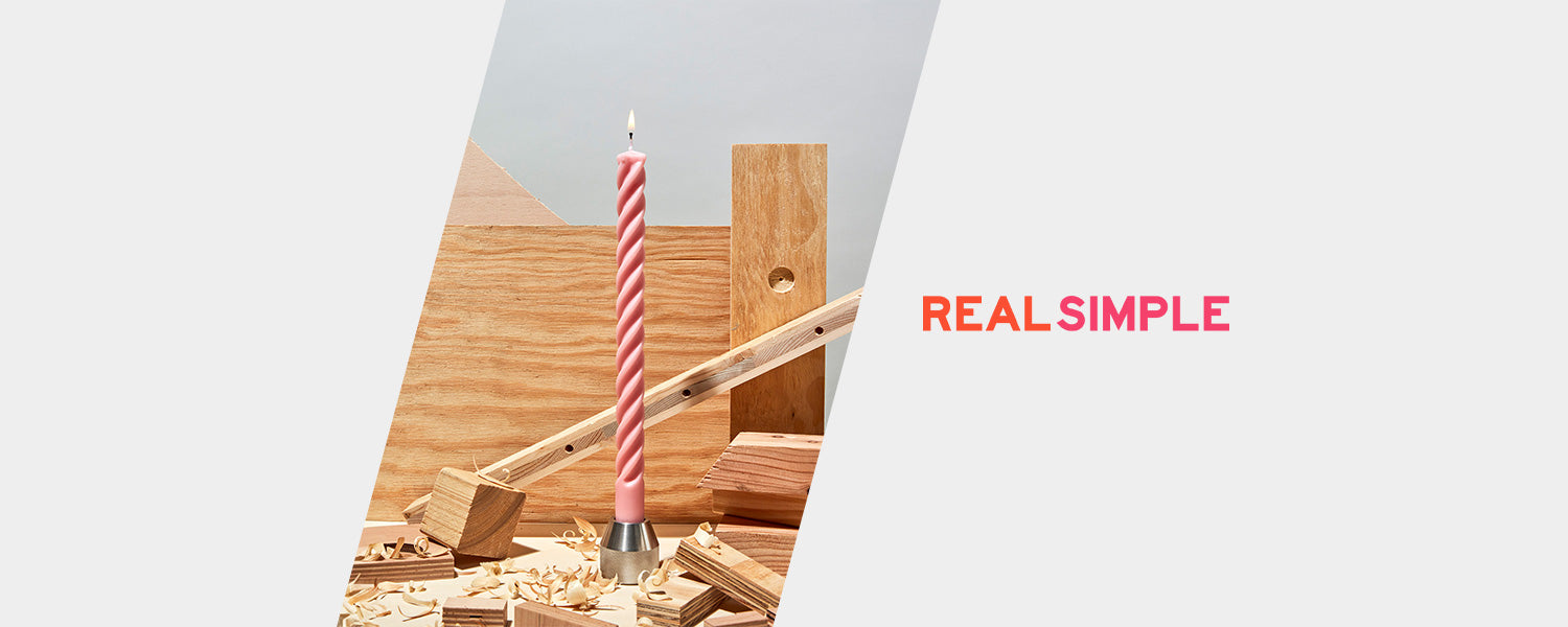 Real Simple Features Our Innovative Drill Bit Candles in their 2023 Holiday Gift Guide!
