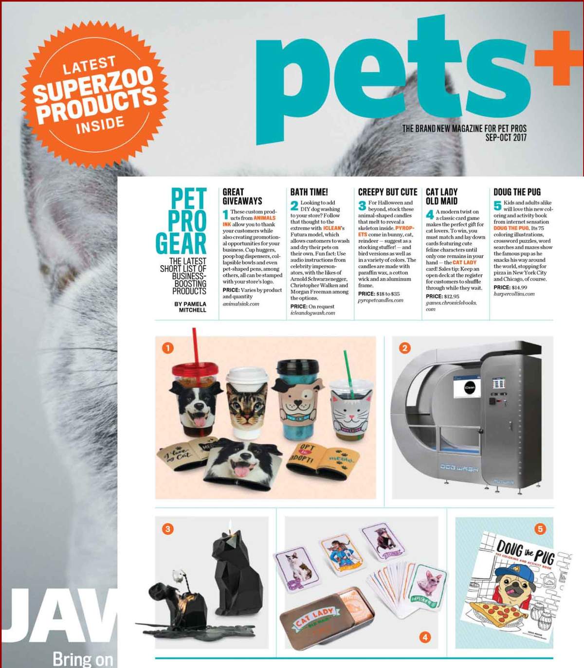 Pyropets featured in Pets+ Magazine September/October 2017 Issue